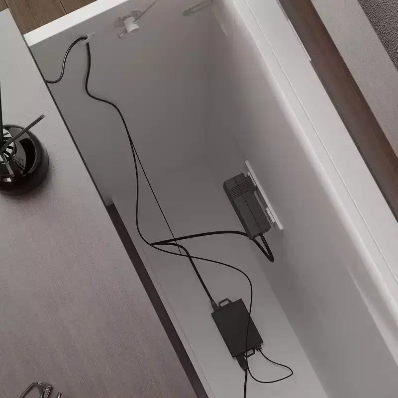 Meuble TV d'appoint pour jeux vidéo à 9 tiroirs, avec réglage en hauteur et 2 prises de courant, unité de rangement TV à plateau divisé pour les soirées de jeux