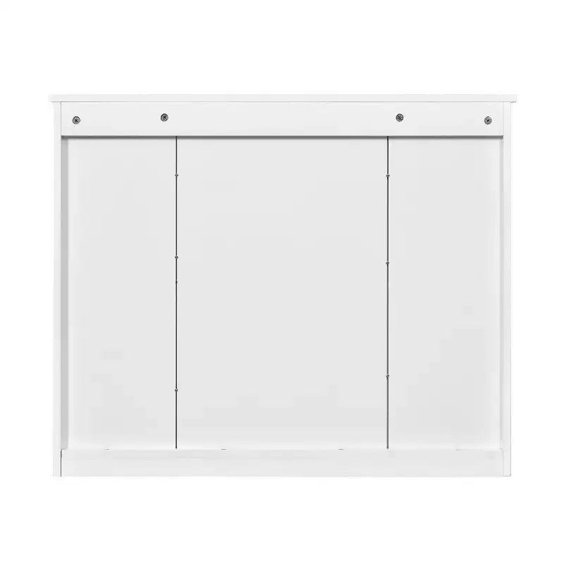 Armoire à pharmacie rectangulaire à montage en surface de 34 po L x 28 po H avec miroir et étagères réglables